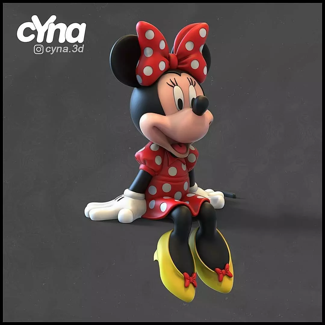 Minnie Mouse -  3D print model_0