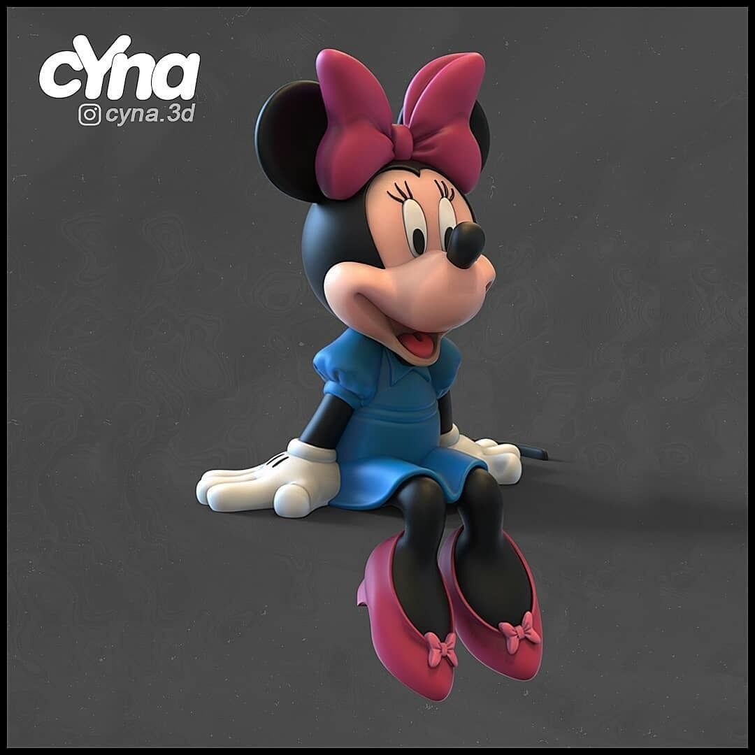 Minnie Mouse -  3D print model_2