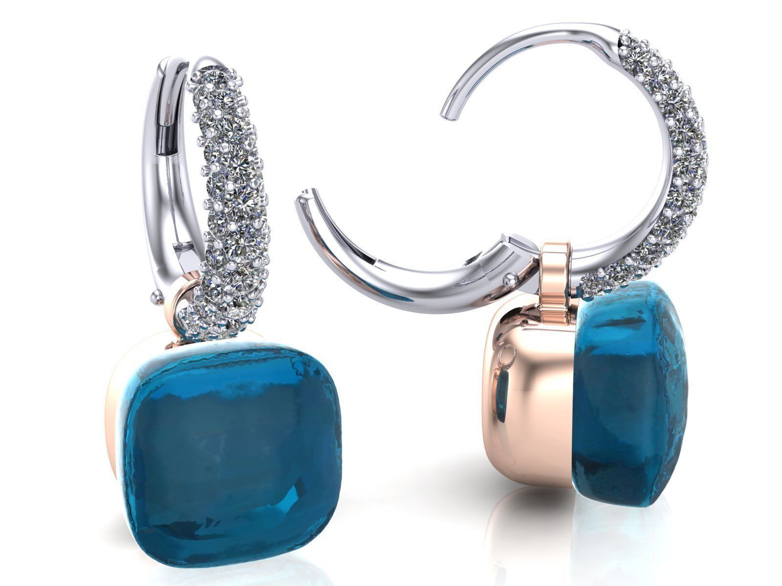 Nudo Classic Earrings 3D print model_5