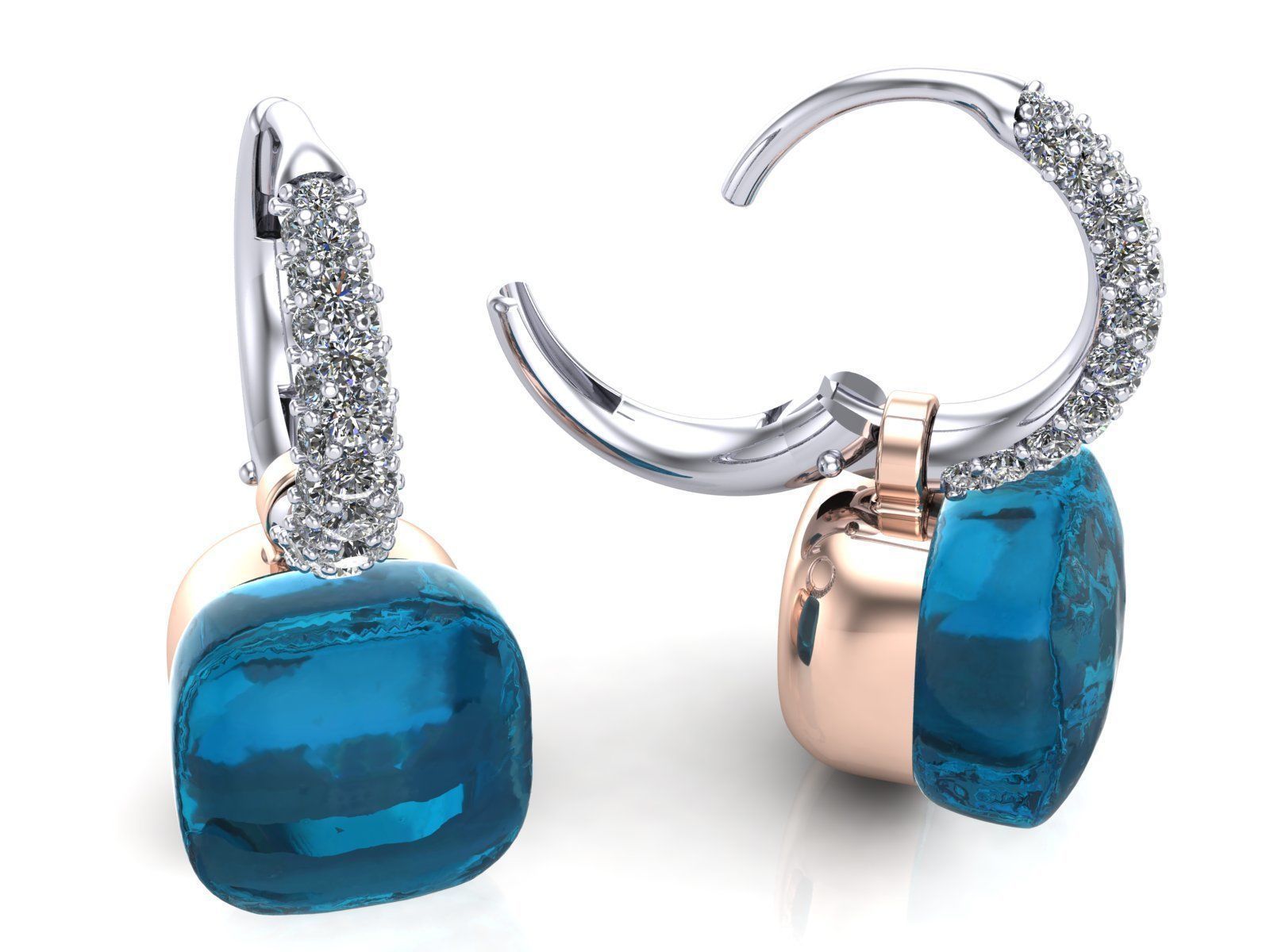 Nudo Classic Earrings 3D print model_3