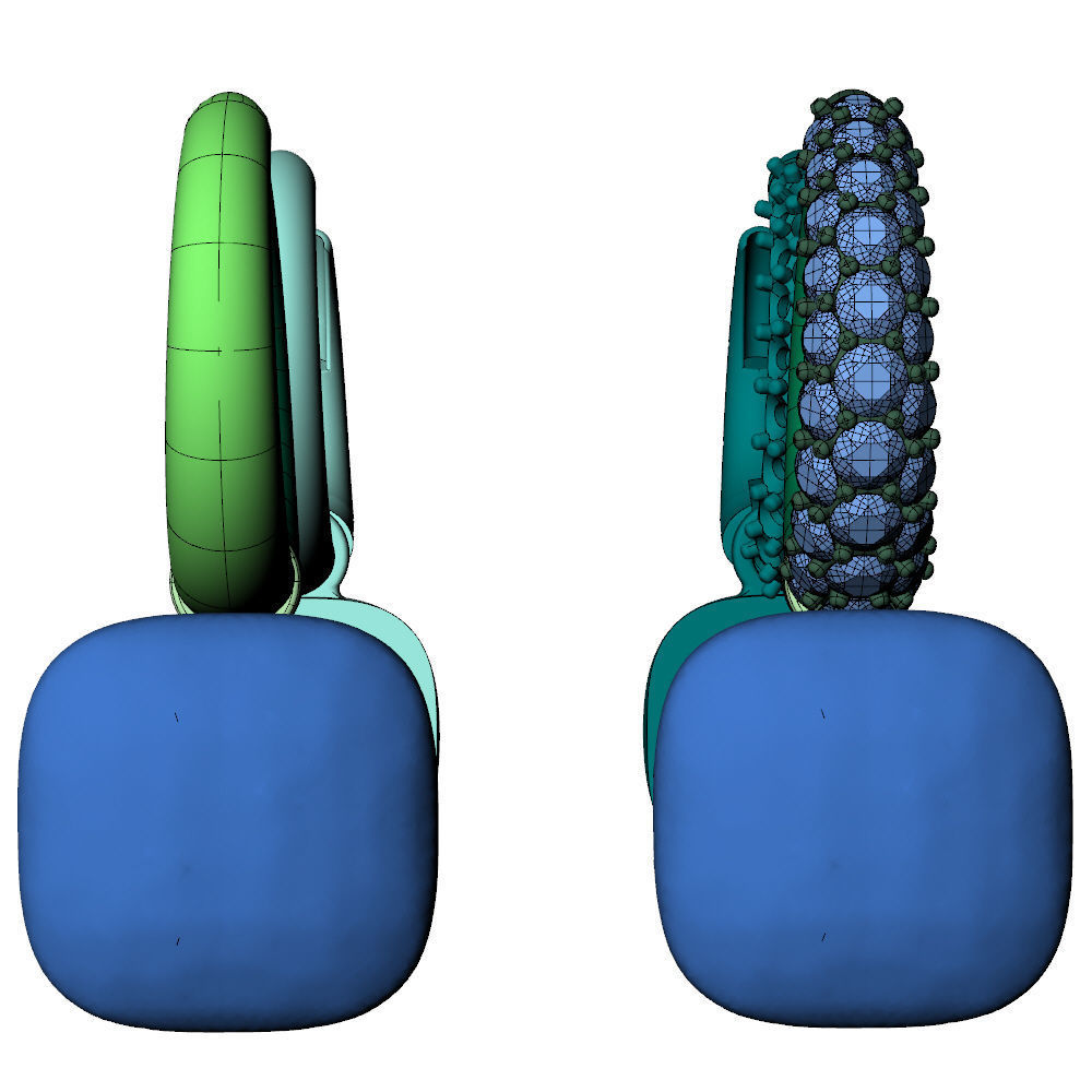 Nudo Classic Earrings 3D print model_12