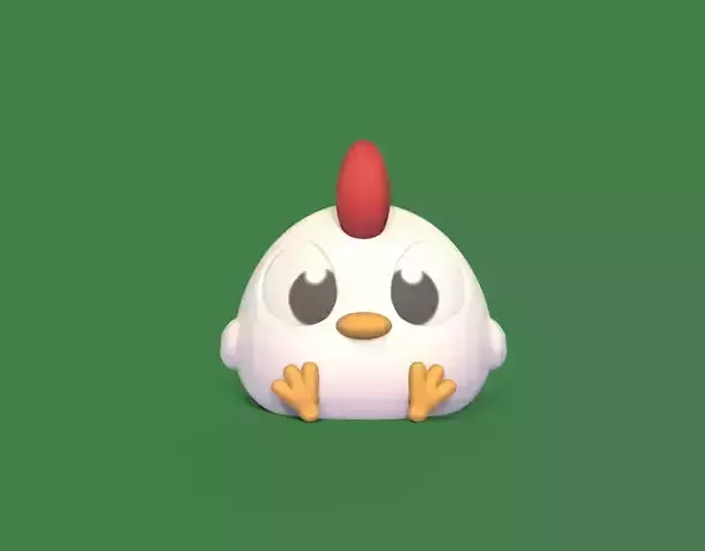 Little Hen 3D print model