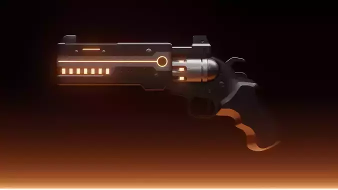 Futuristic Revolver