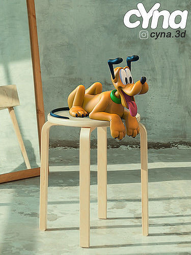 Pluto Dog -  3D print model