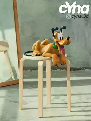 Pluto Dog -  3D print model