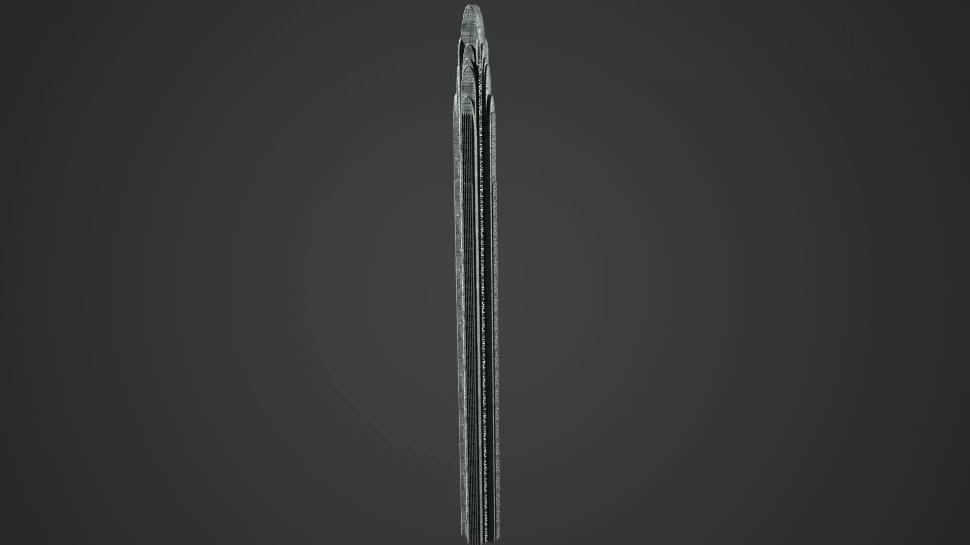 SciFi Building 7 Low-poly 3D model_0