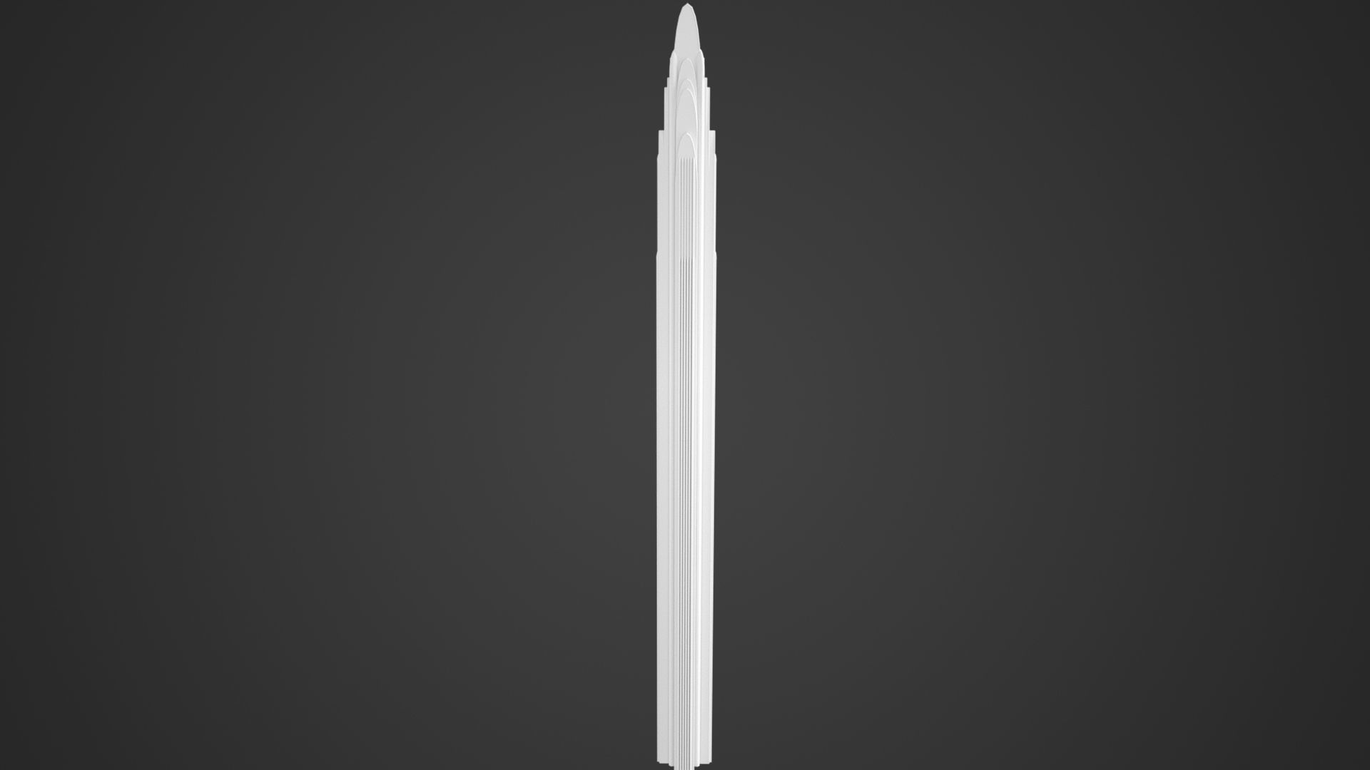 SciFi Building 7 Low-poly 3D model_7