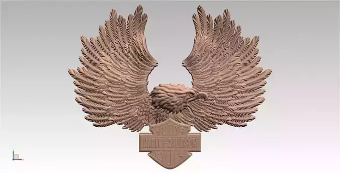 HARLEY AMBLEM RELIEF