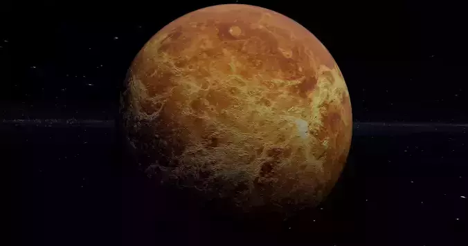 Animated  Venus planet 3D model