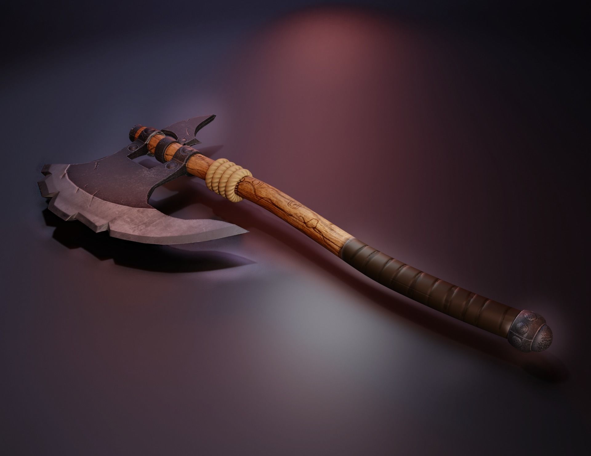 Stylized Orc Low-poly 3D model_1