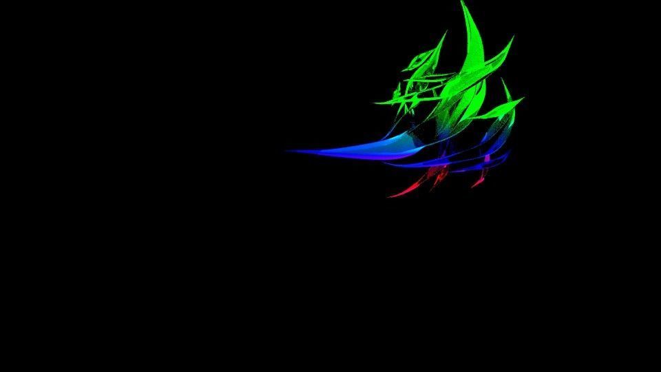 Twisting Crystals Low-poly 3D model_3