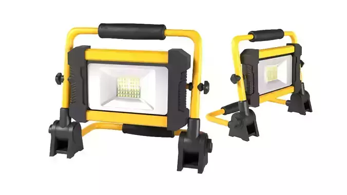 Led Worklight Low-poly 3D model