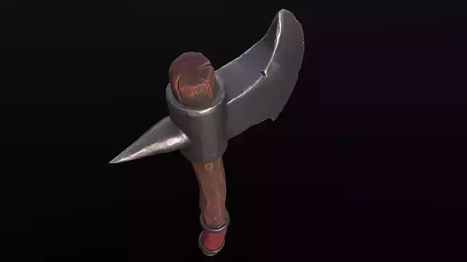 Game-ready Stylized Axe