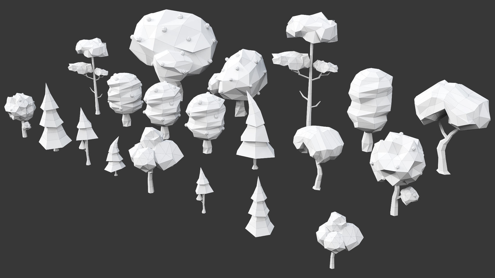 Low Poly Farm - 160 Models Mega Pack Low-poly 3D model_47