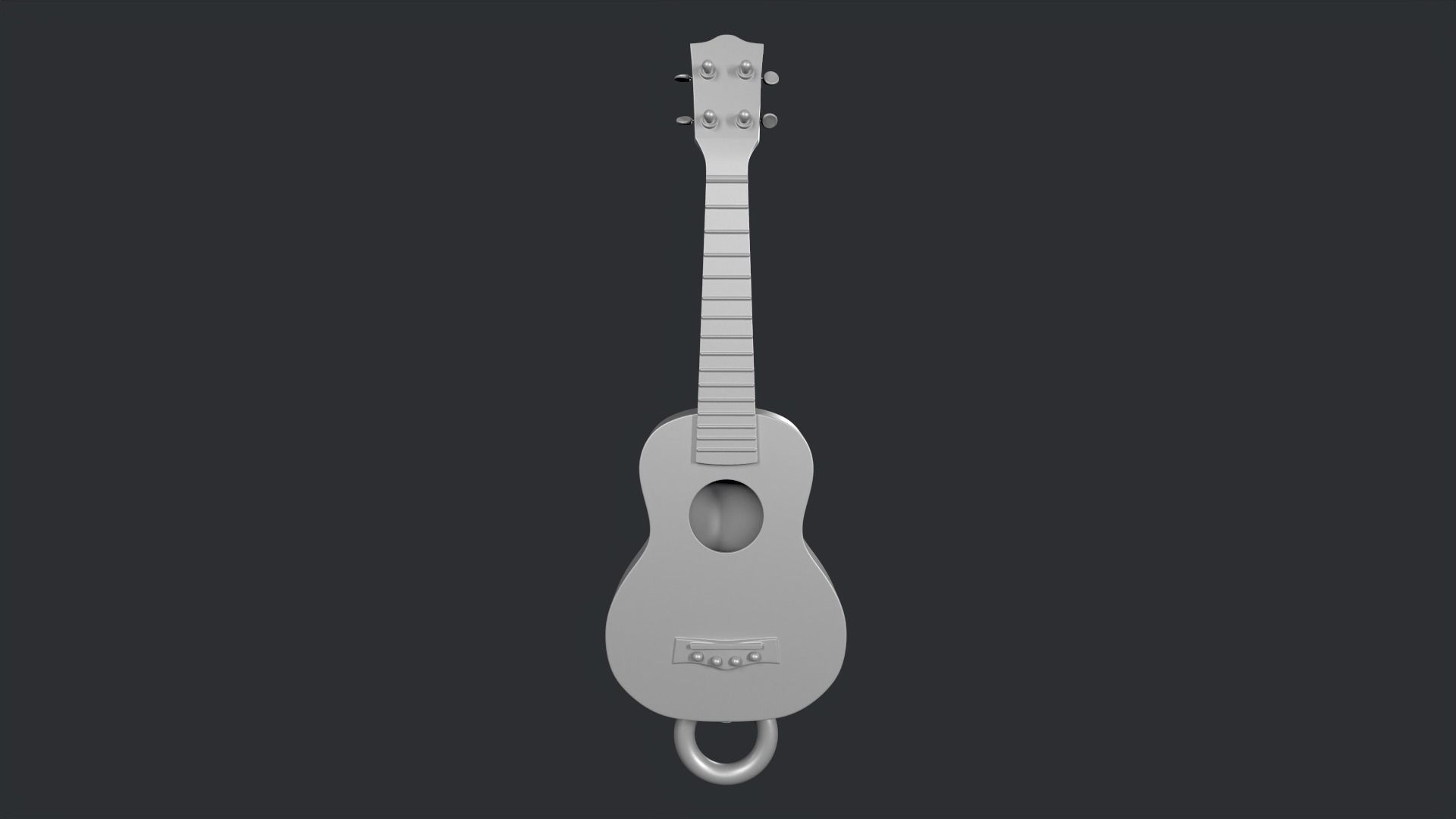 STL models for 3D printing and CNC Ukulele guitar 3D print model_1