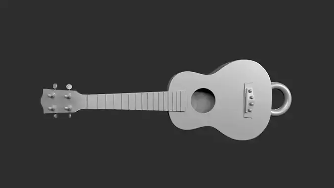 STL models for 3D printing and CNC Ukulele guitar 3D print model