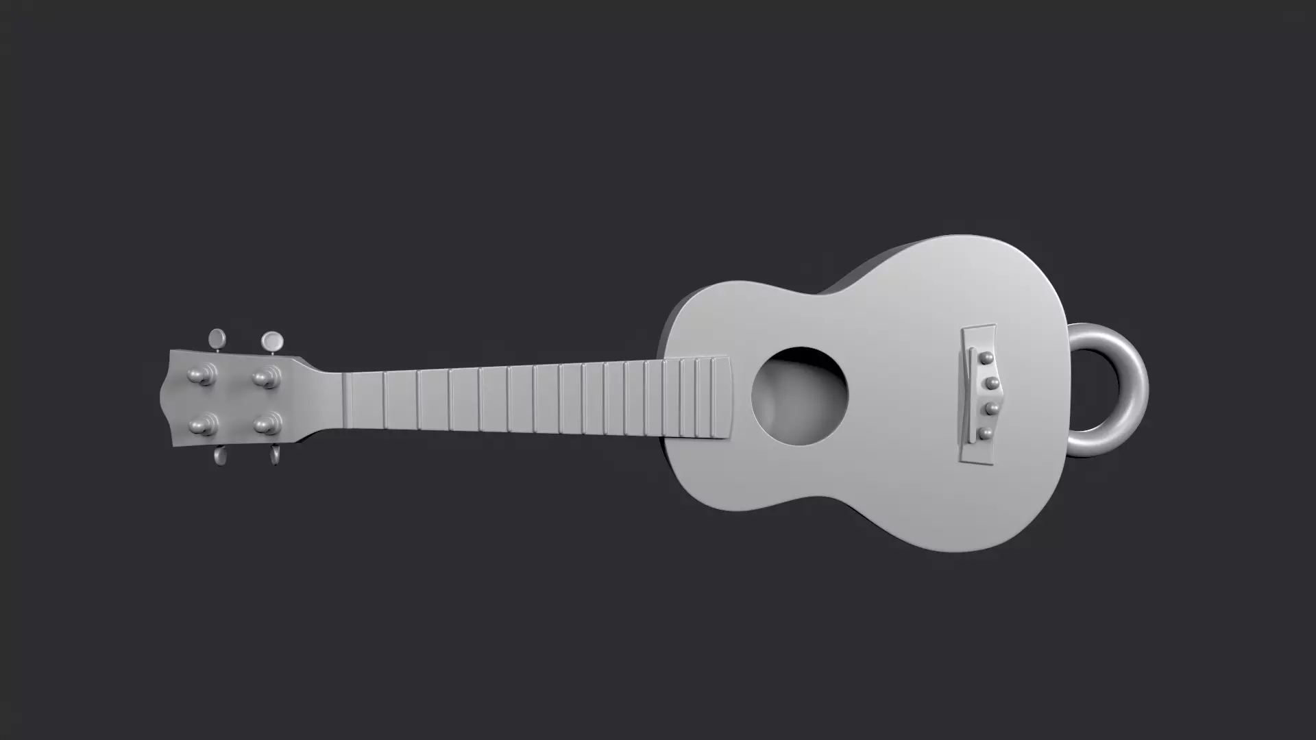 STL models for 3D printing and CNC Ukulele guitar 3D print model_0