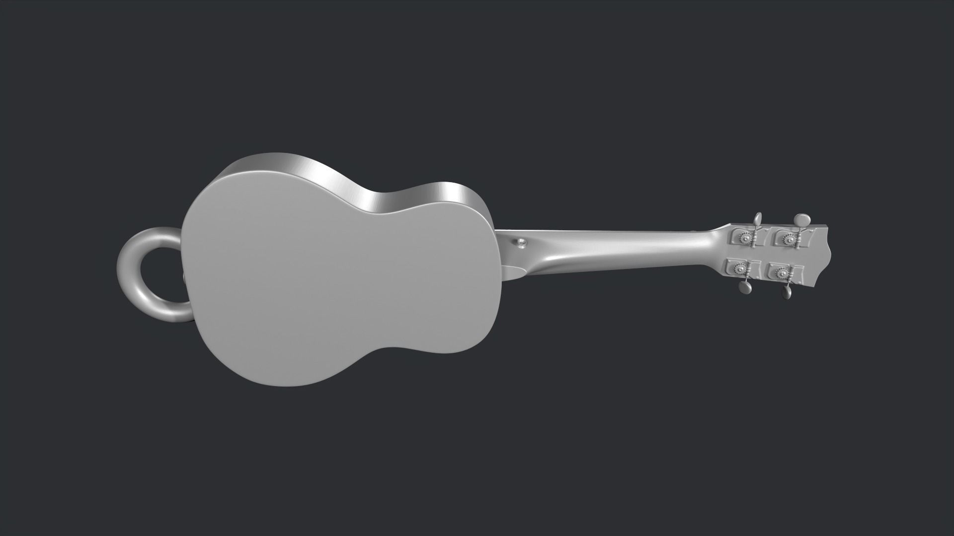 STL models for 3D printing and CNC Ukulele guitar 3D print model_3