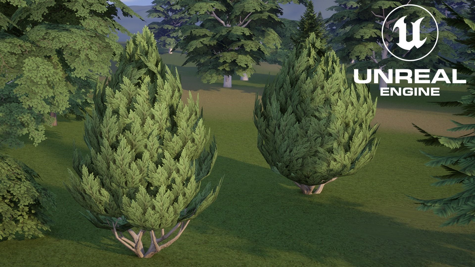 Tree Collection Low Poly G89 Low-poly 3D model_5