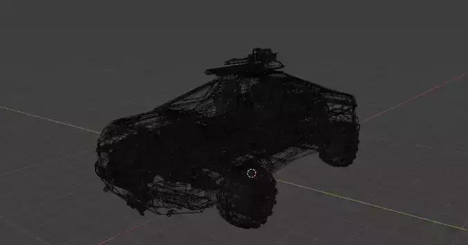 Buggy 1 armored vehicle in desert