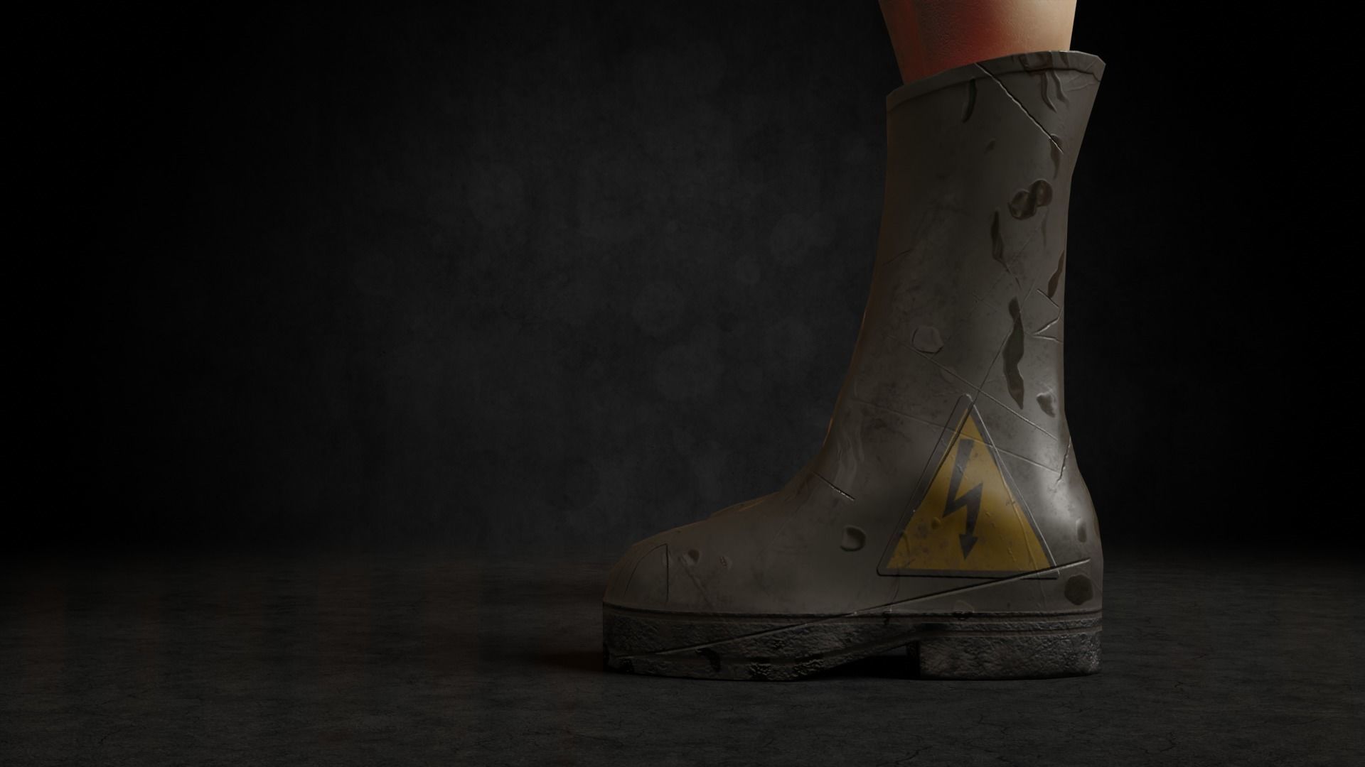 Character Dr Electrod  Low-poly 3D model_9