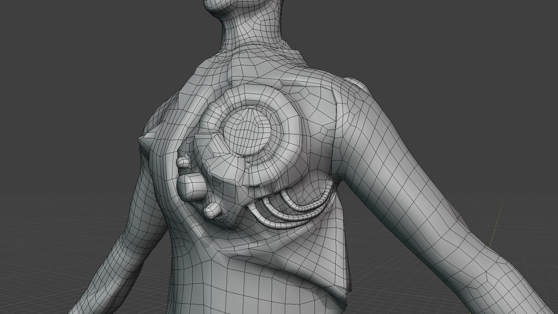 Character Dr Electrod  Low-poly 3D model_19