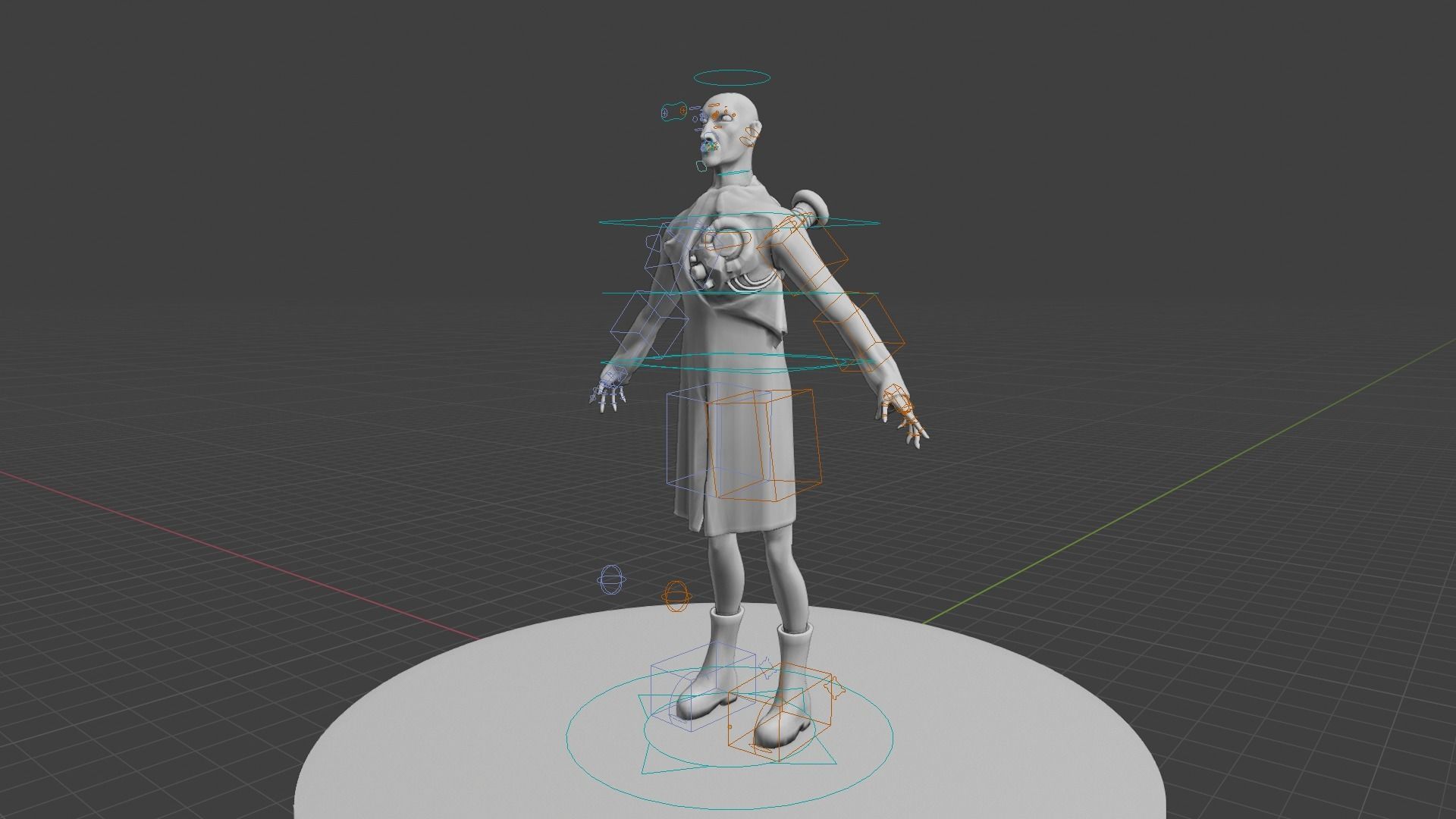 Character Dr Electrod  Low-poly 3D model_14