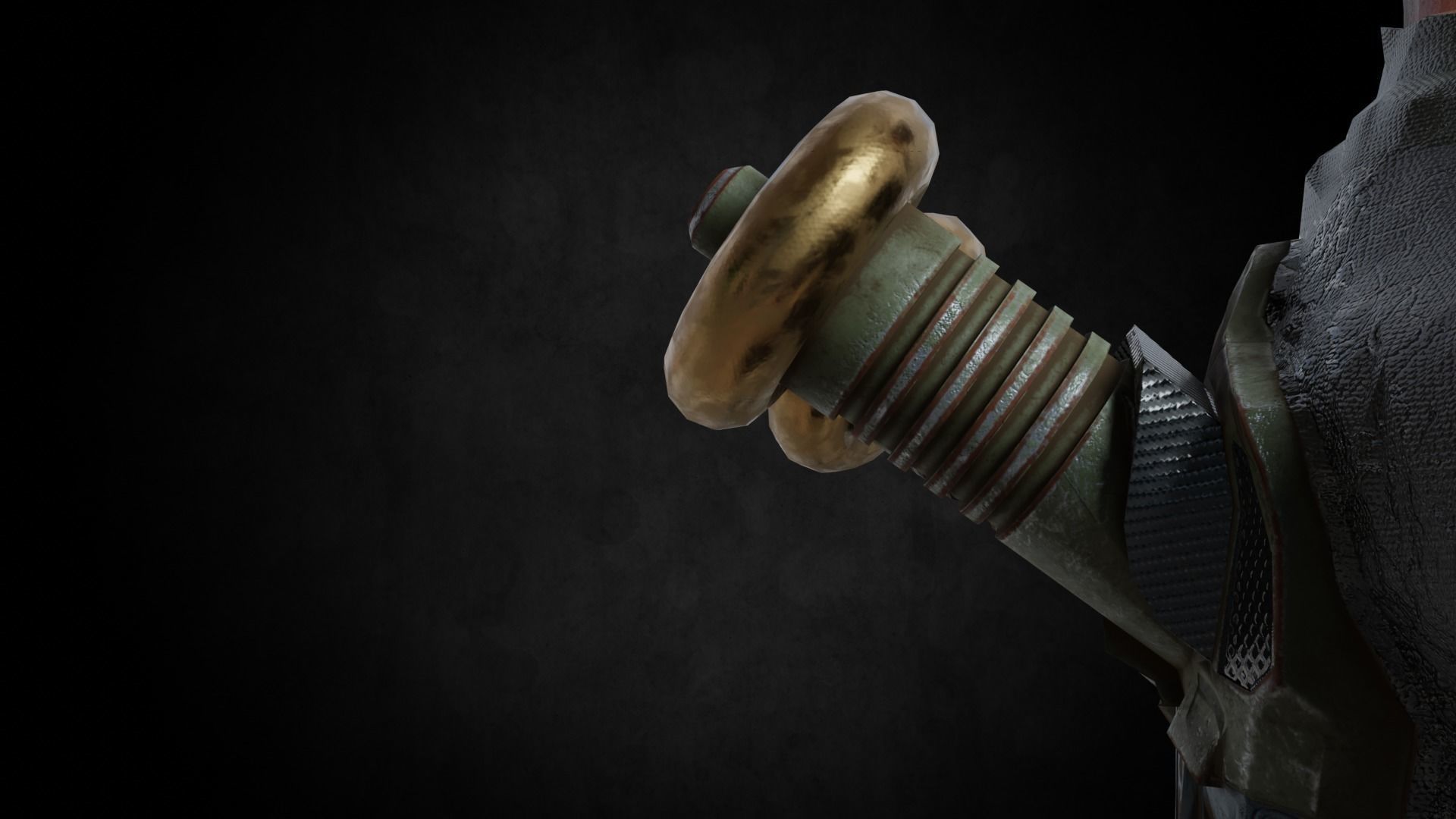 Character Dr Electrod  Low-poly 3D model_11