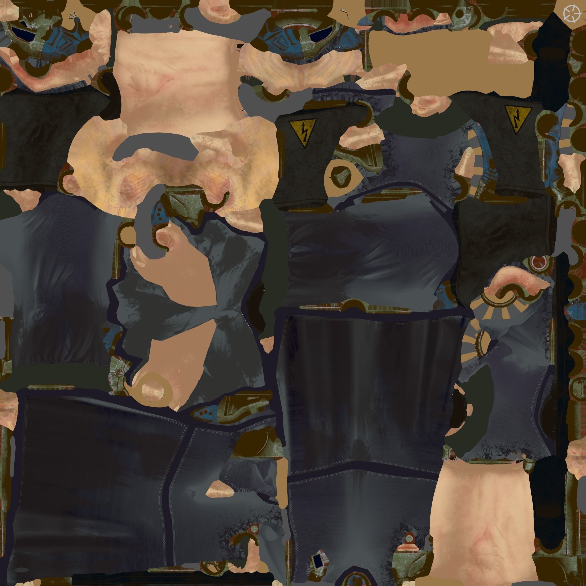 Character Dr Electrod  Low-poly 3D model_22