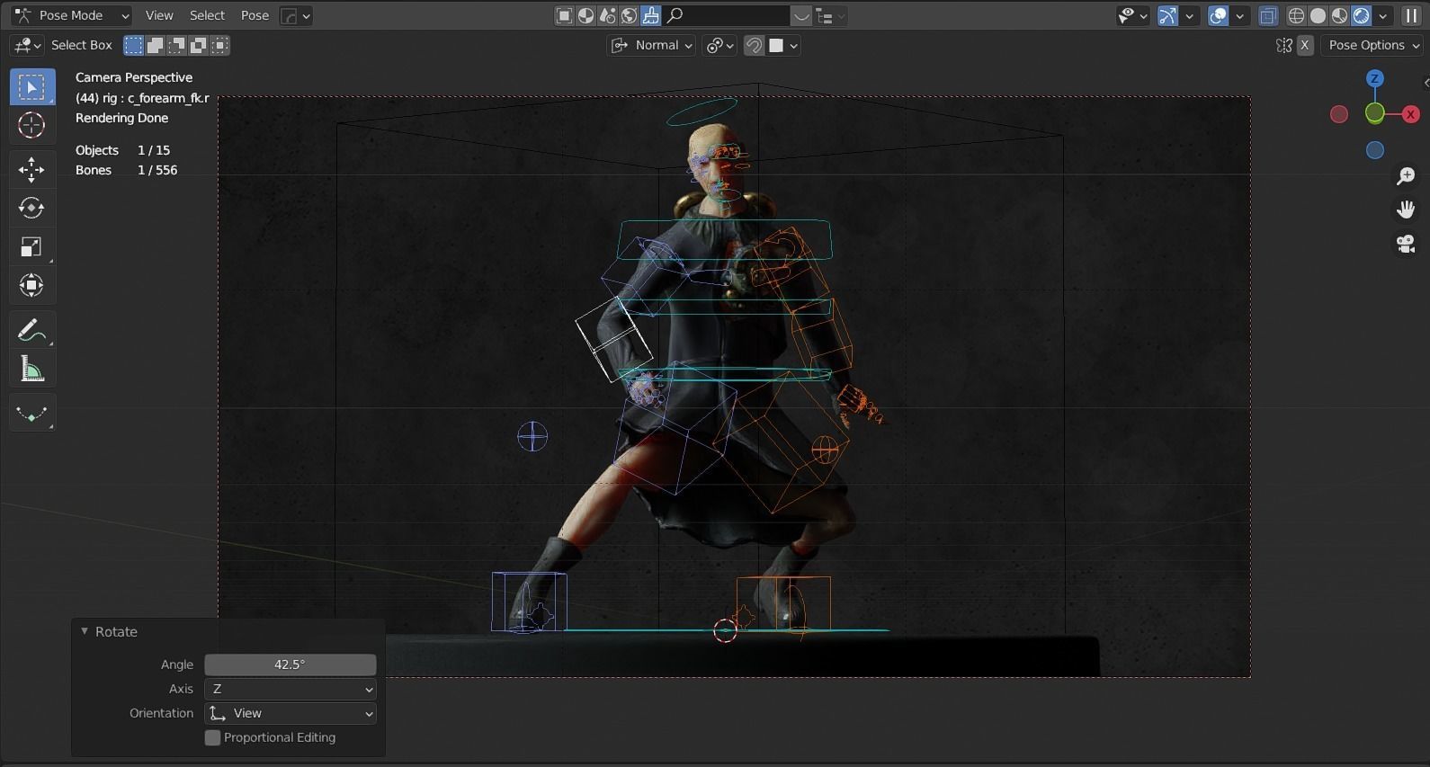 Character Dr Electrod  Low-poly 3D model_13
