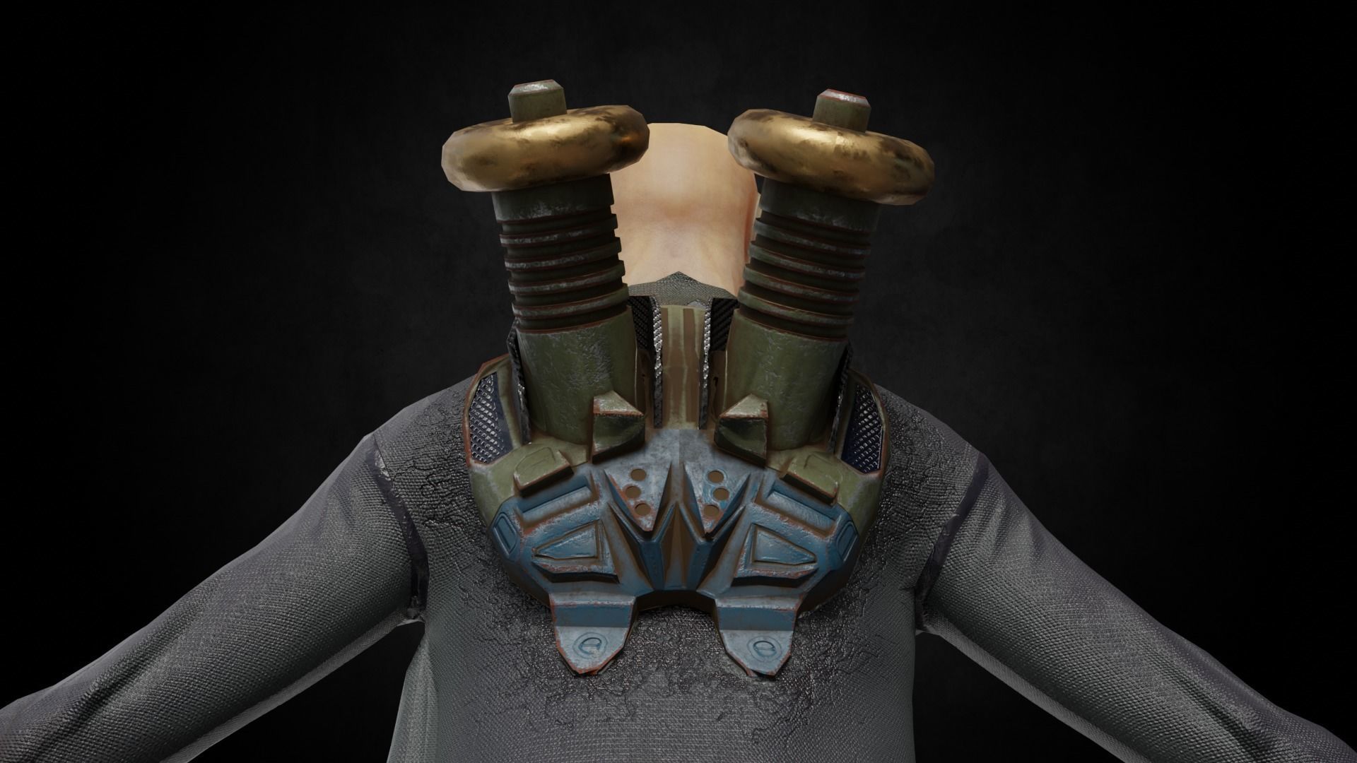 Character Dr Electrod  Low-poly 3D model_10