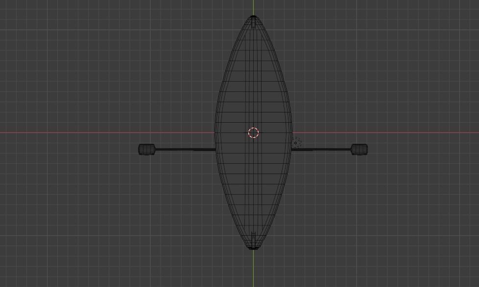 Barque 1 wooden canoe on water Free low-poly 3D model_5