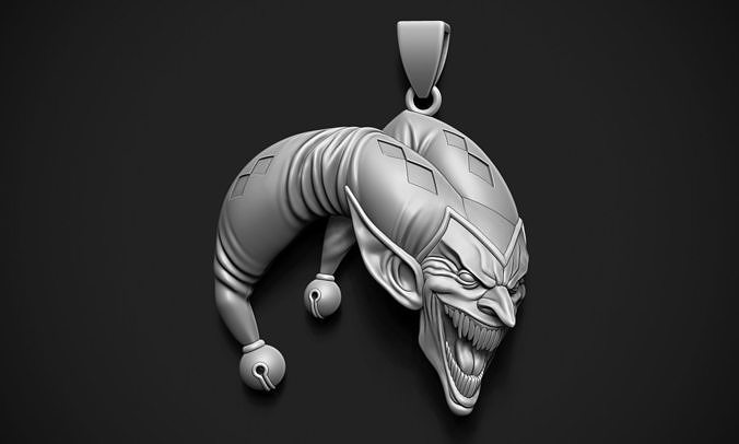 Joker Pendant 3D print model