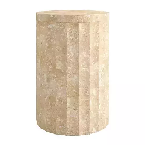 Marble Column Table by Global Views 3D model