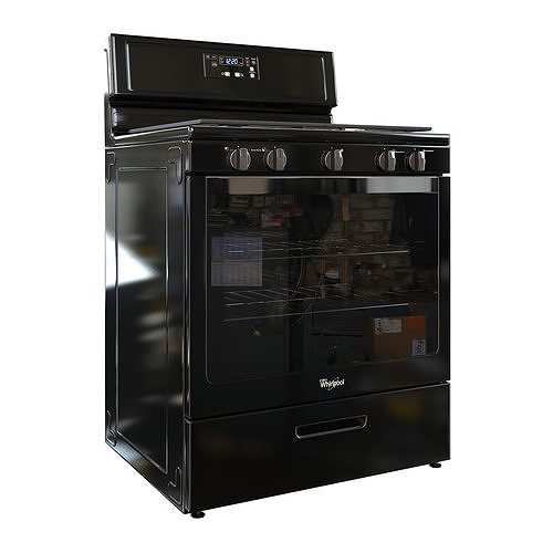 Whirlpool Gas Range 3D model