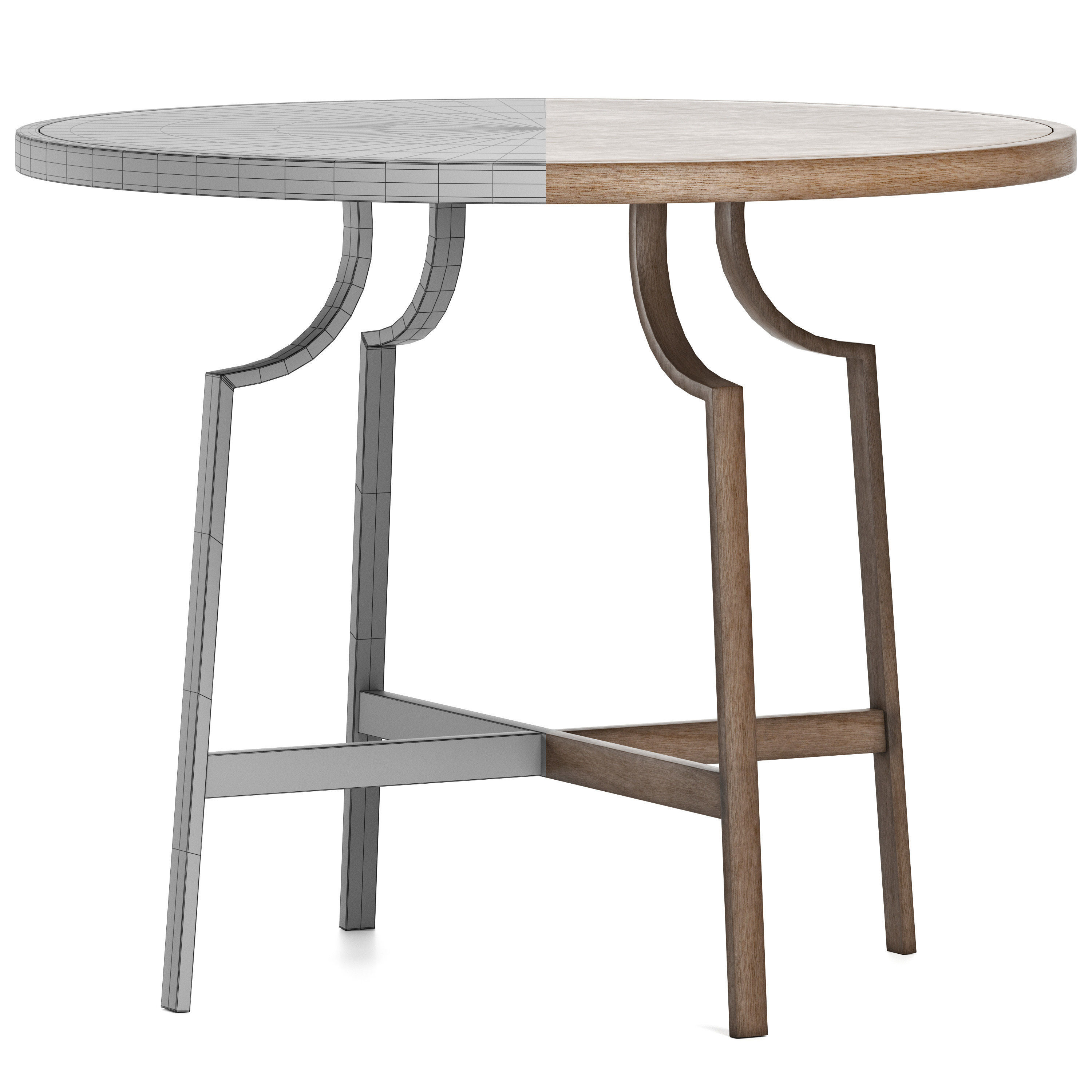 Agosto Dining Table Round by 10DEKA 3D model_3