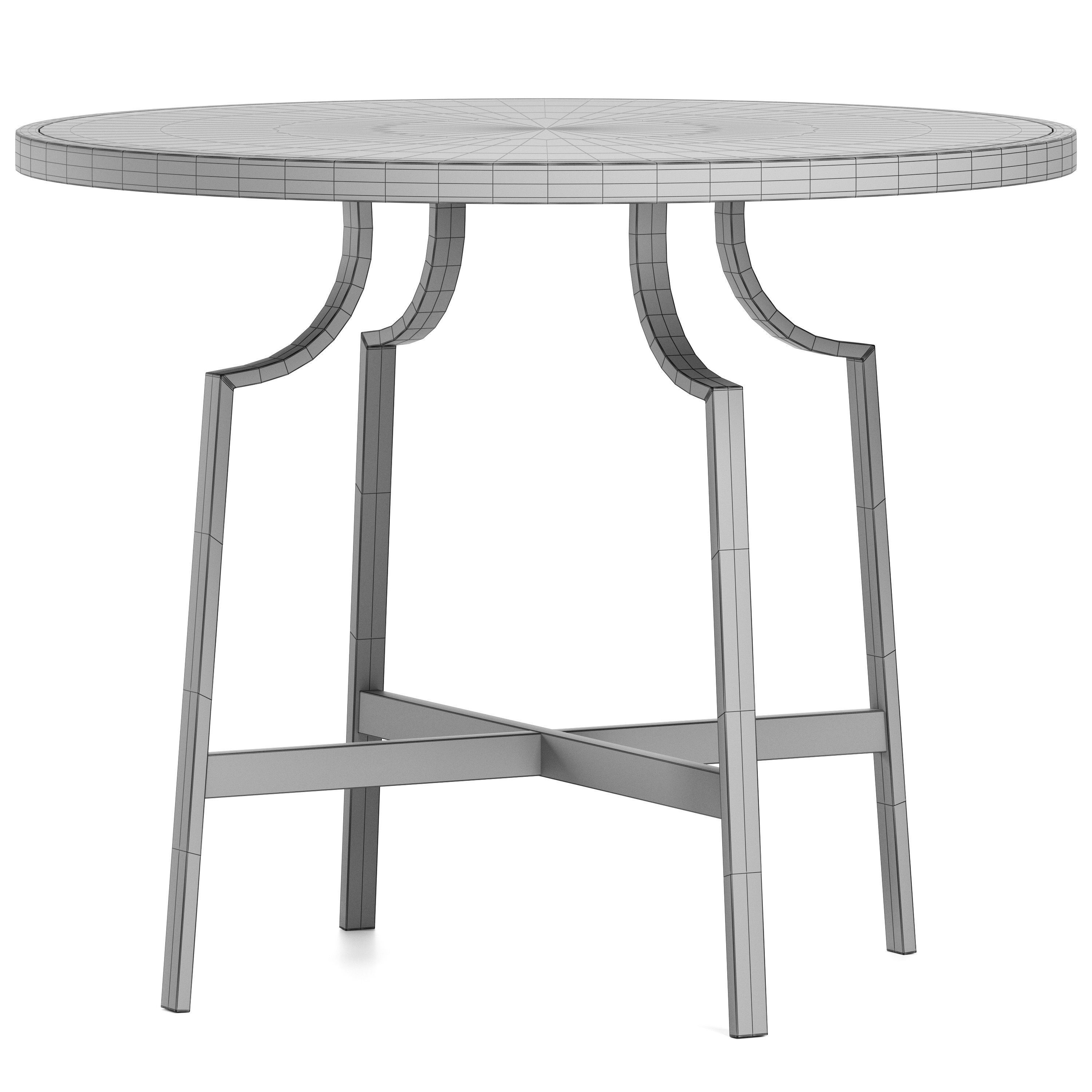 Agosto Dining Table Round by 10DEKA 3D model_2