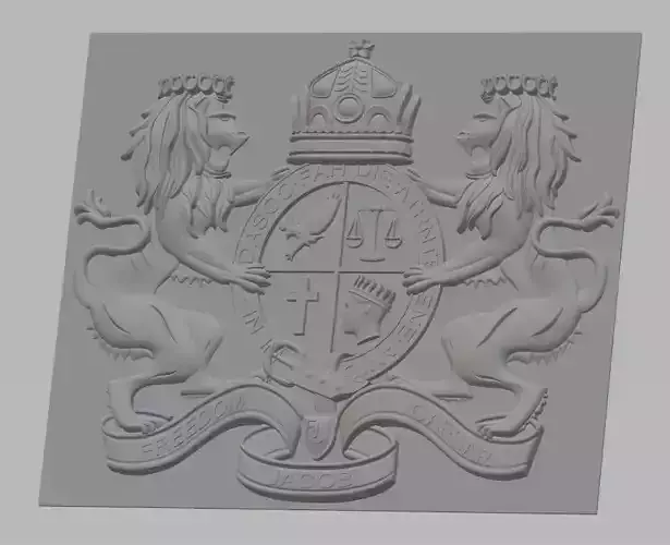 Freedom british coat of arms