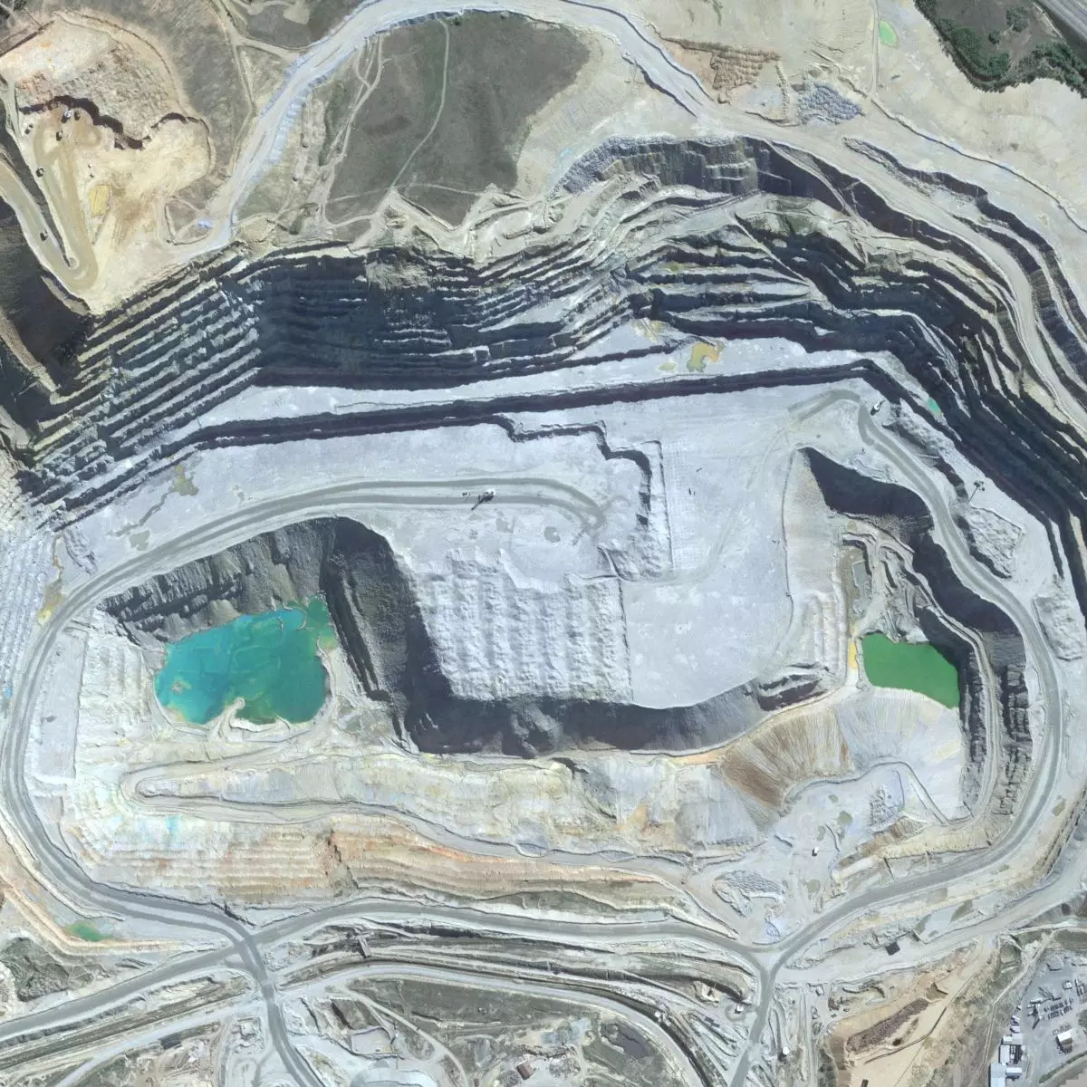 Opencast Mine Silver Bow Creek 3D model_0