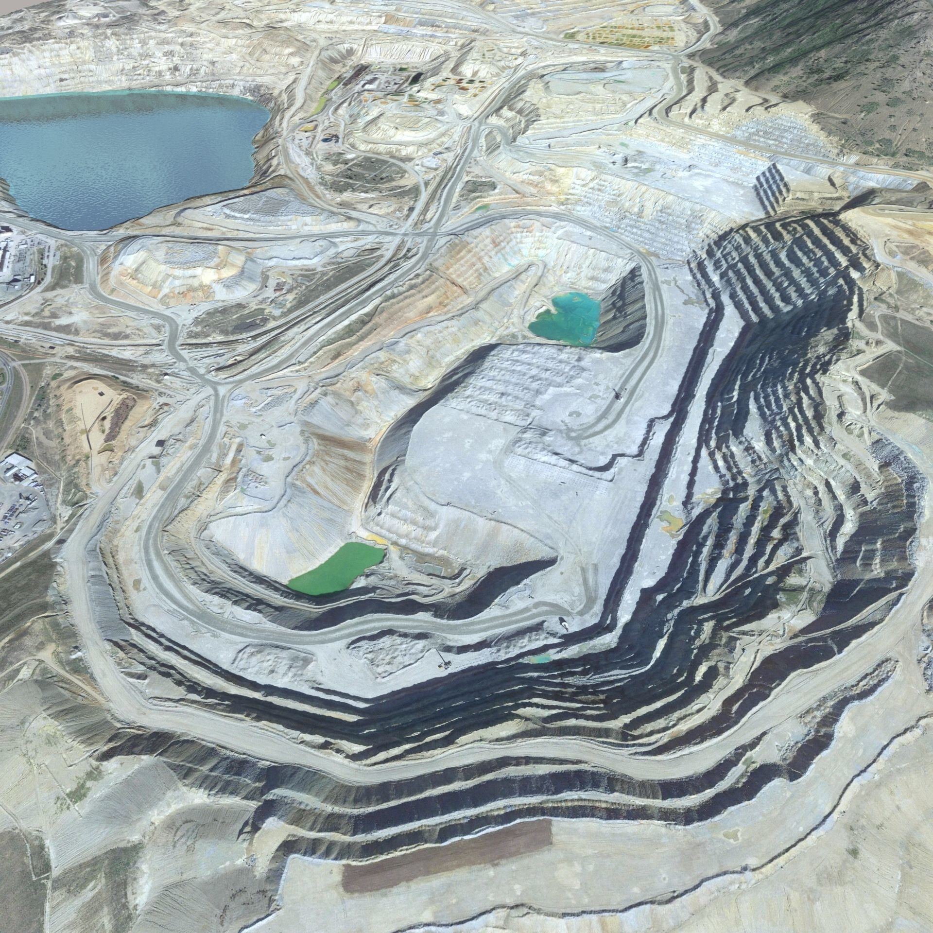 Opencast Mine Silver Bow Creek 3D model_6