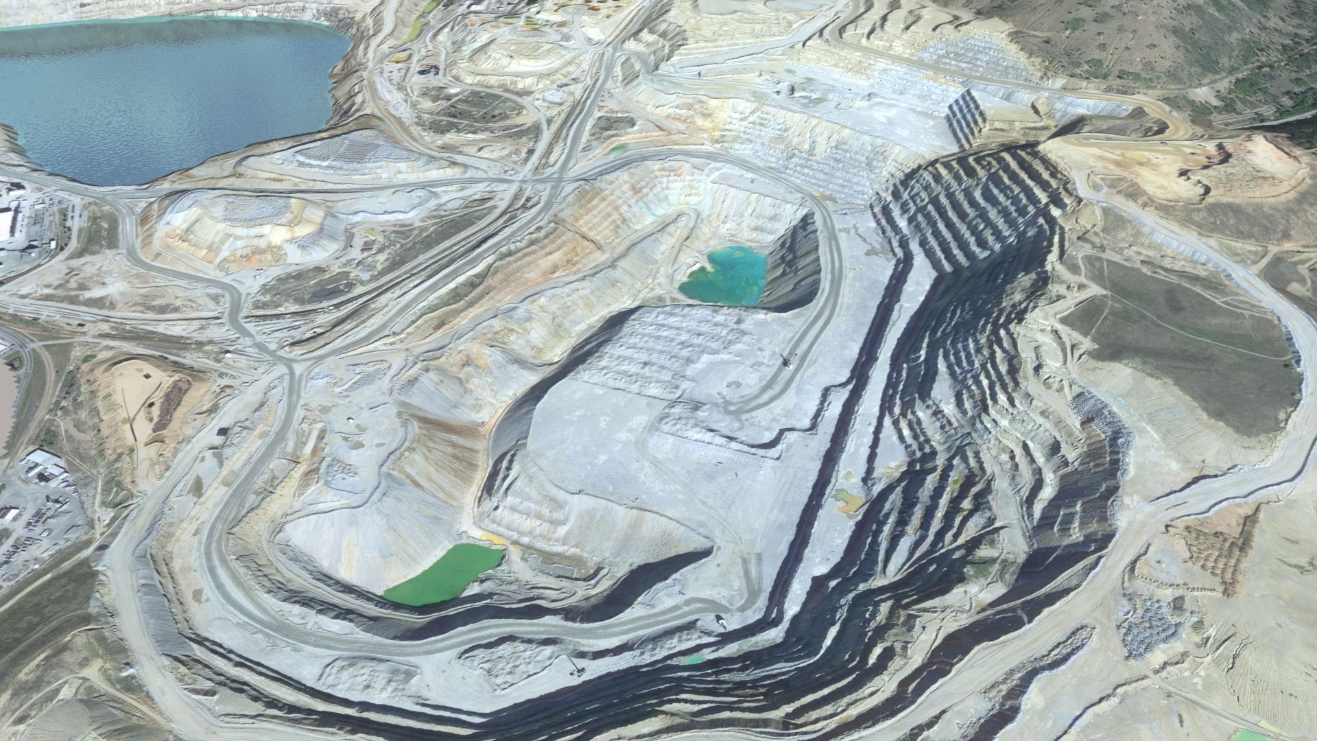 Opencast Mine Silver Bow Creek 3D model_5