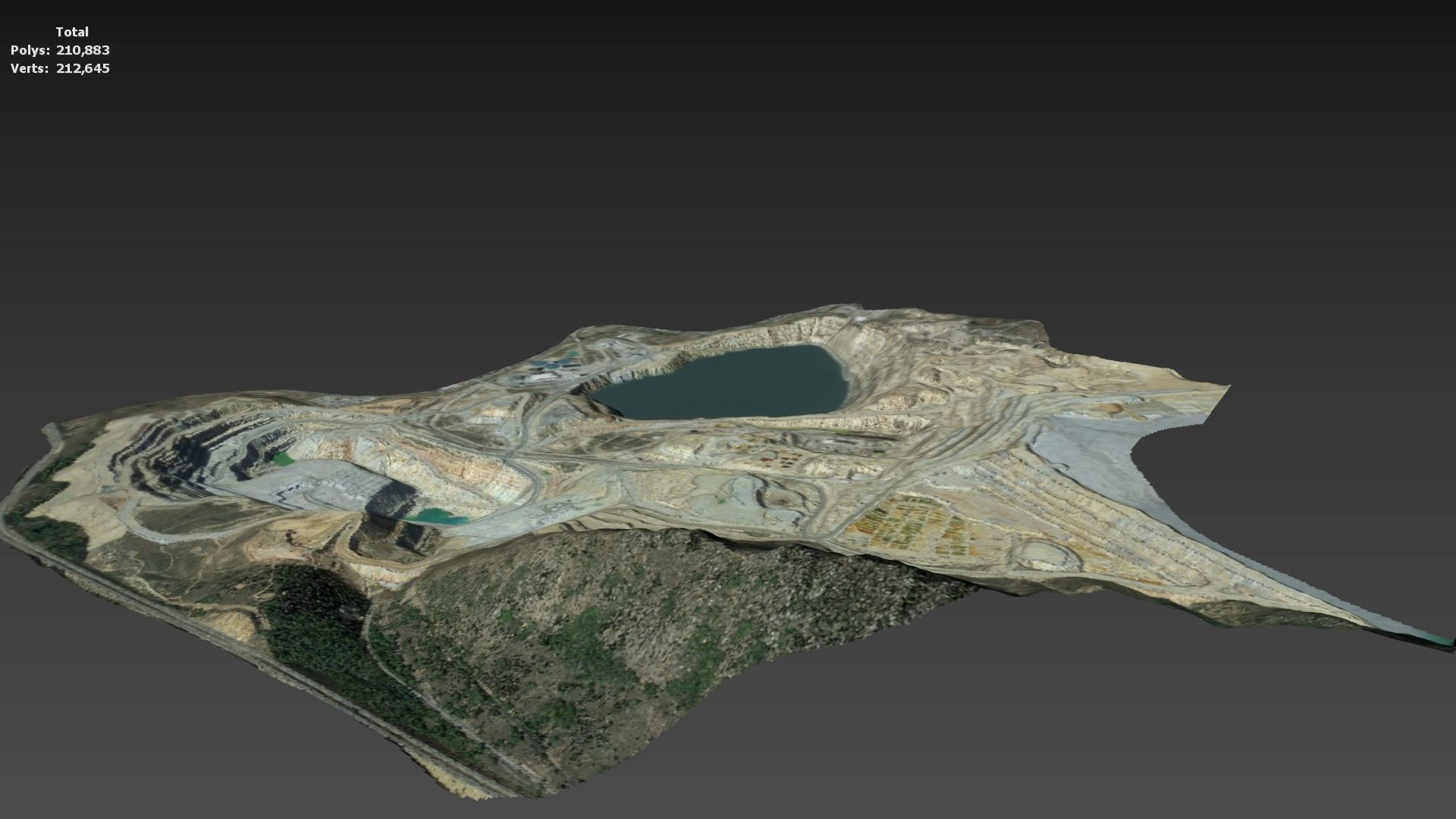 Opencast Mine Silver Bow Creek 3D model_20