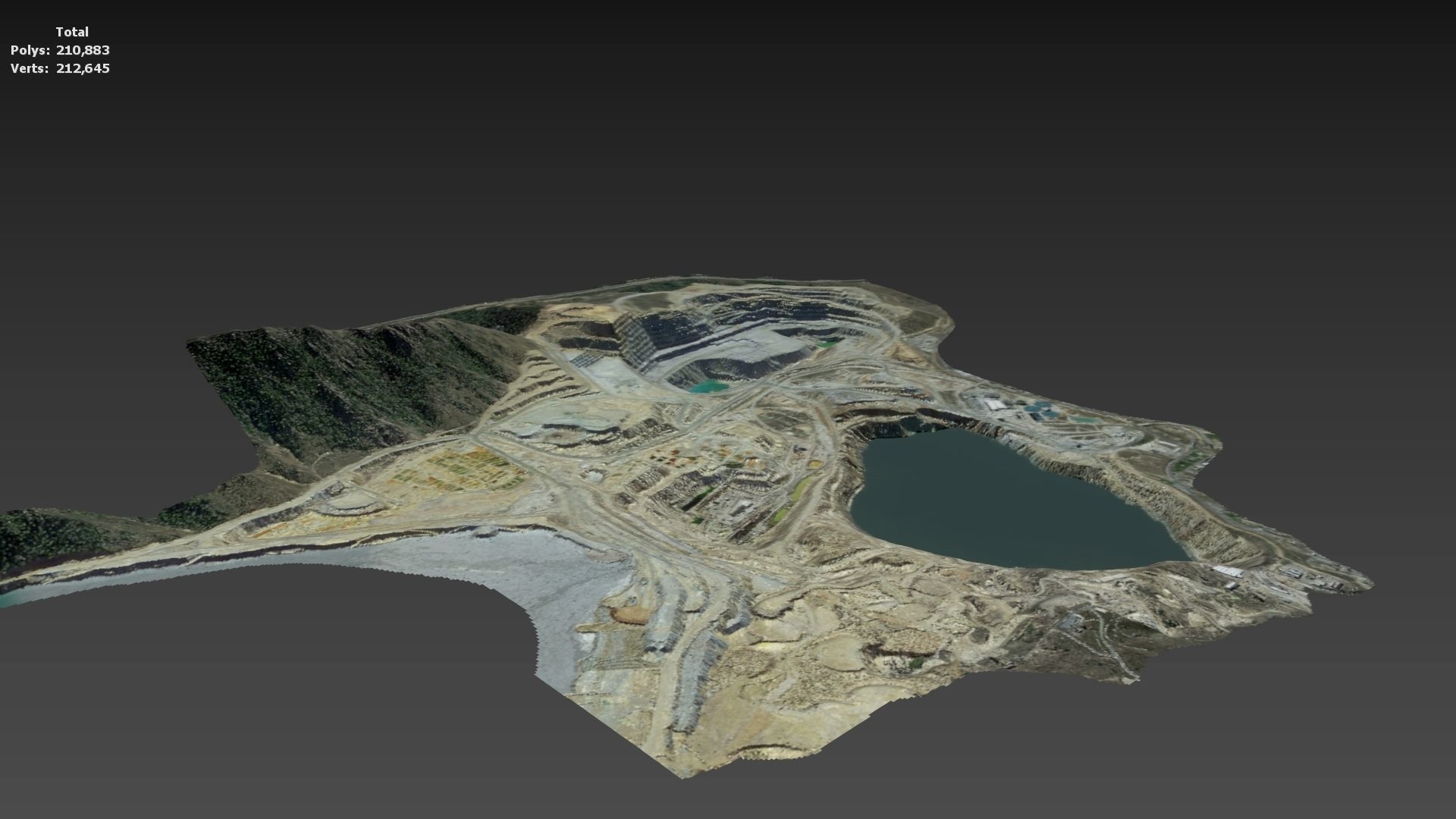 Opencast Mine Silver Bow Creek 3D model_30