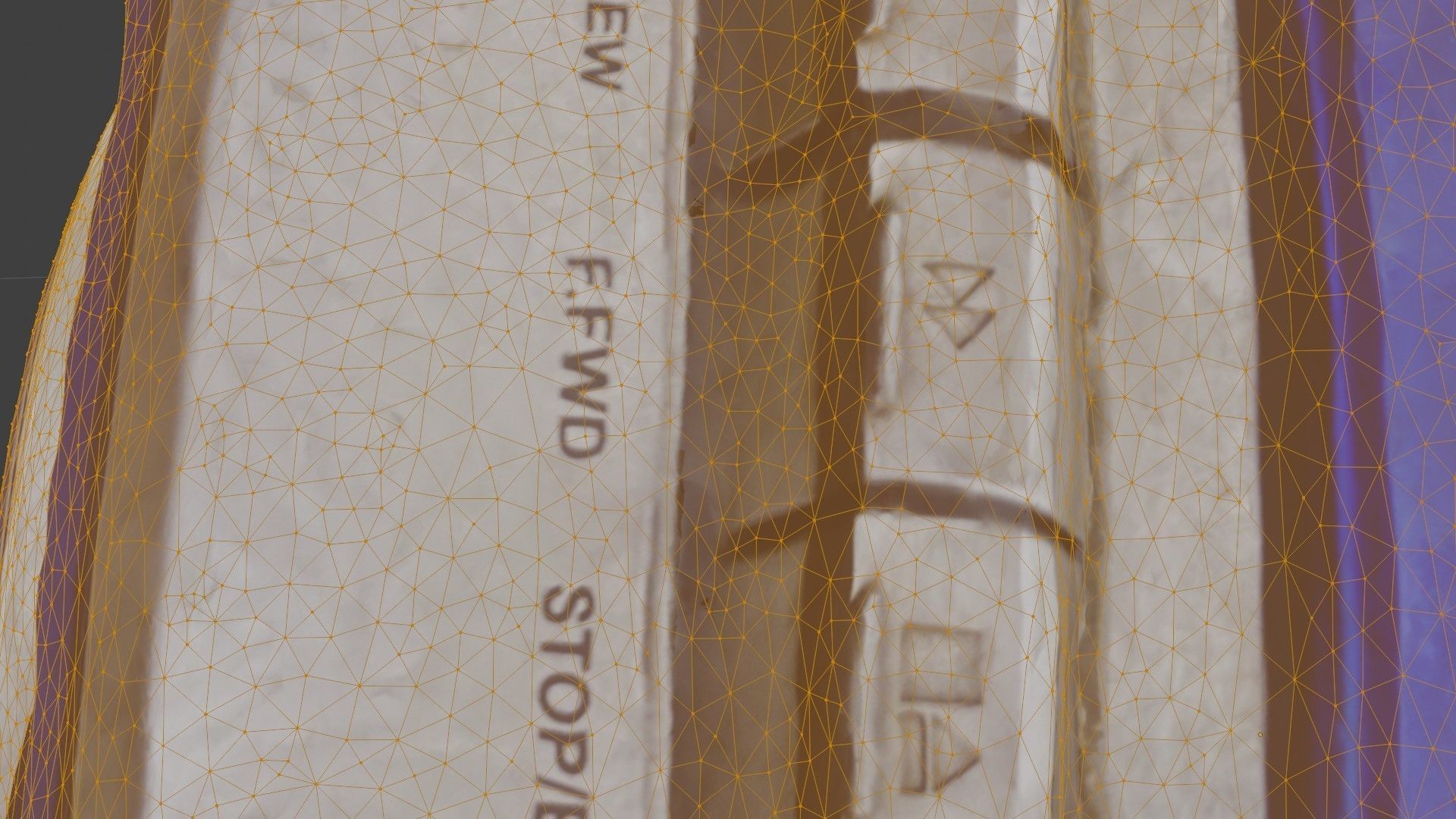 Retro vintage radio SCANNED 3D model_29