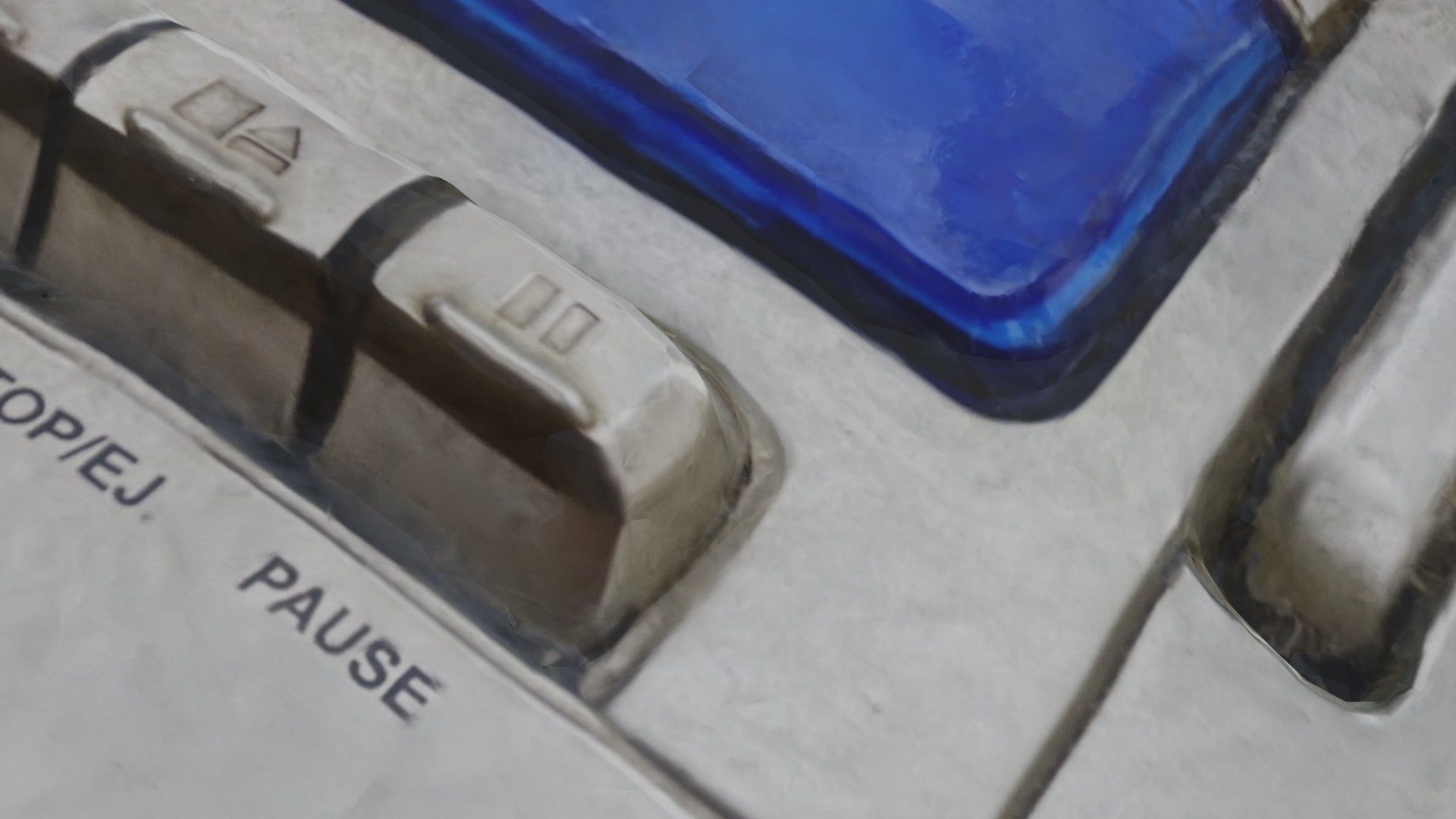 Retro vintage radio SCANNED 3D model_6