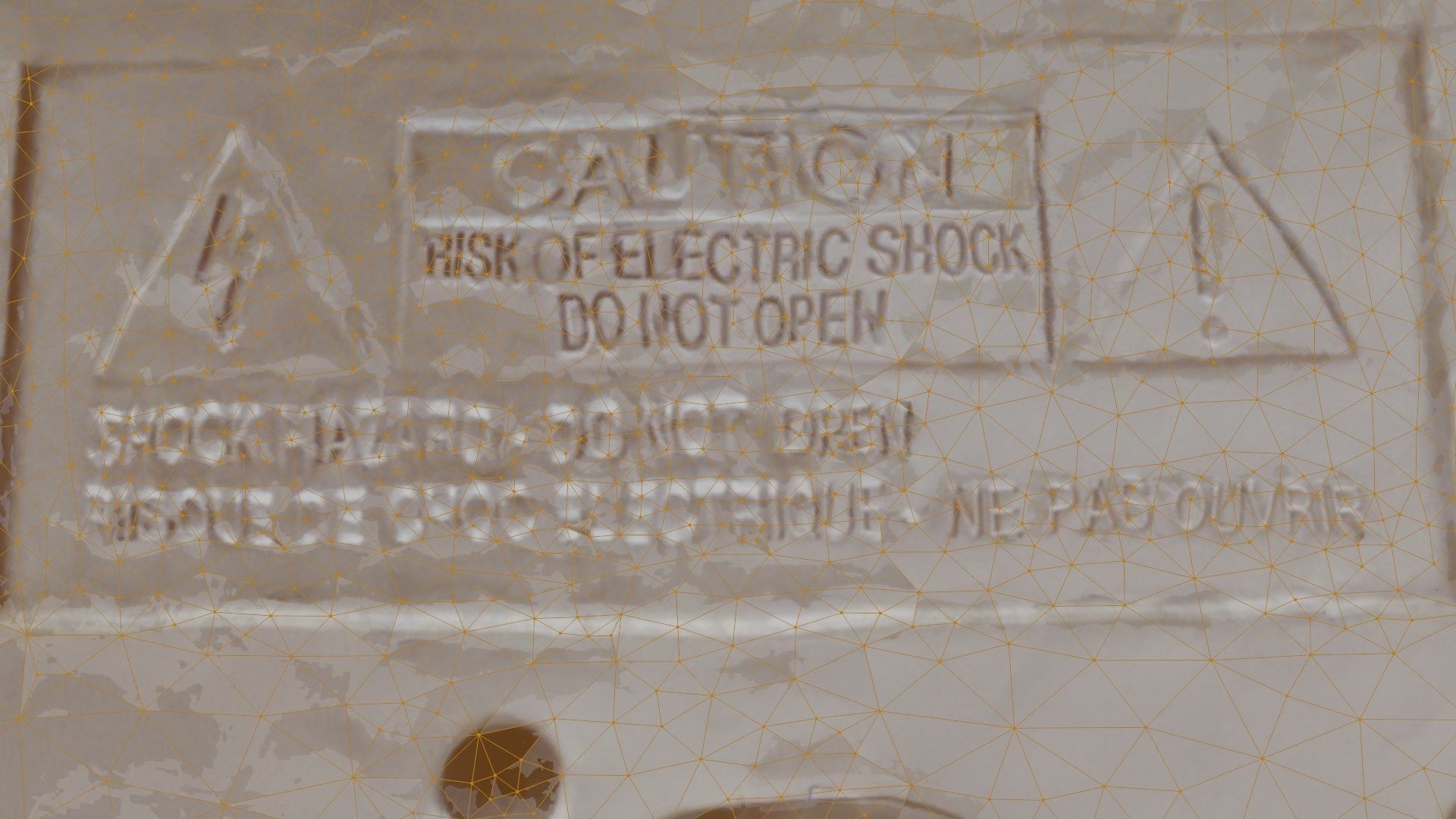 Retro vintage radio SCANNED 3D model_17