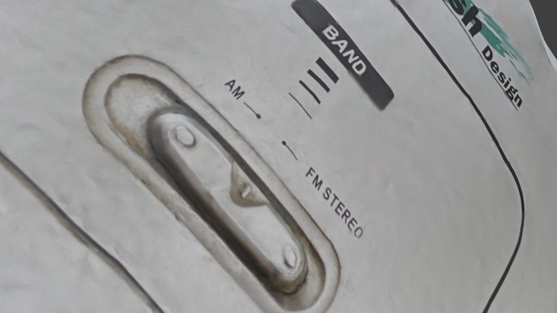 Retro vintage radio SCANNED 3D model_11