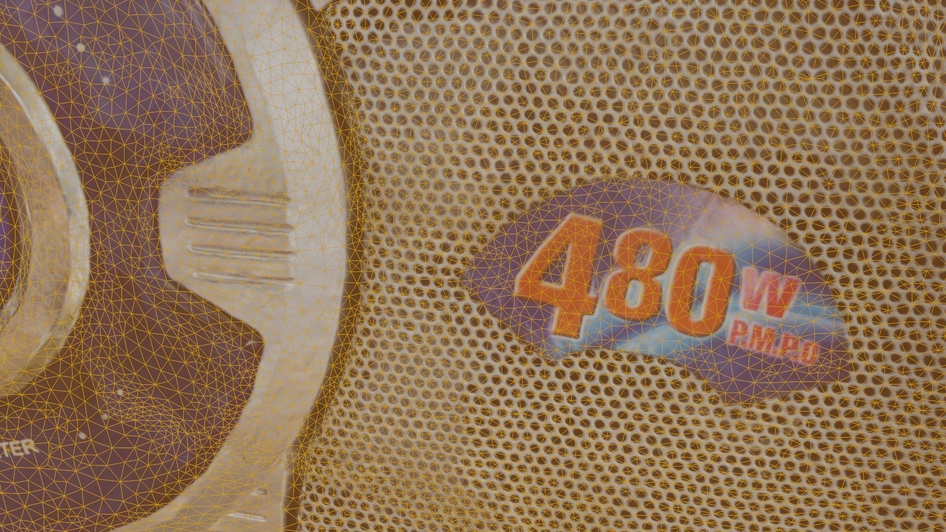 Retro vintage radio SCANNED 3D model_35