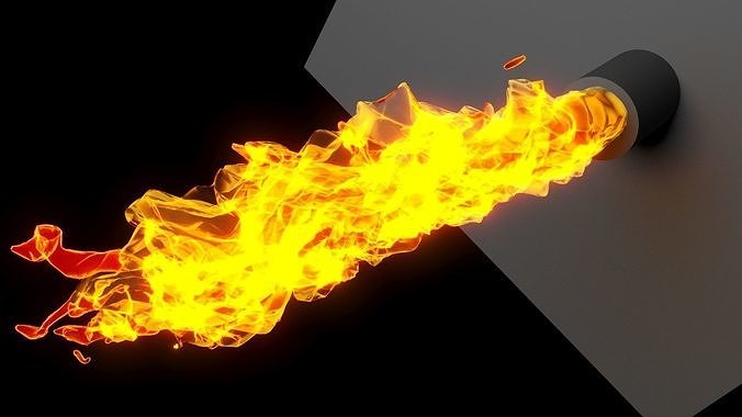3d Fire animations generation 3D model