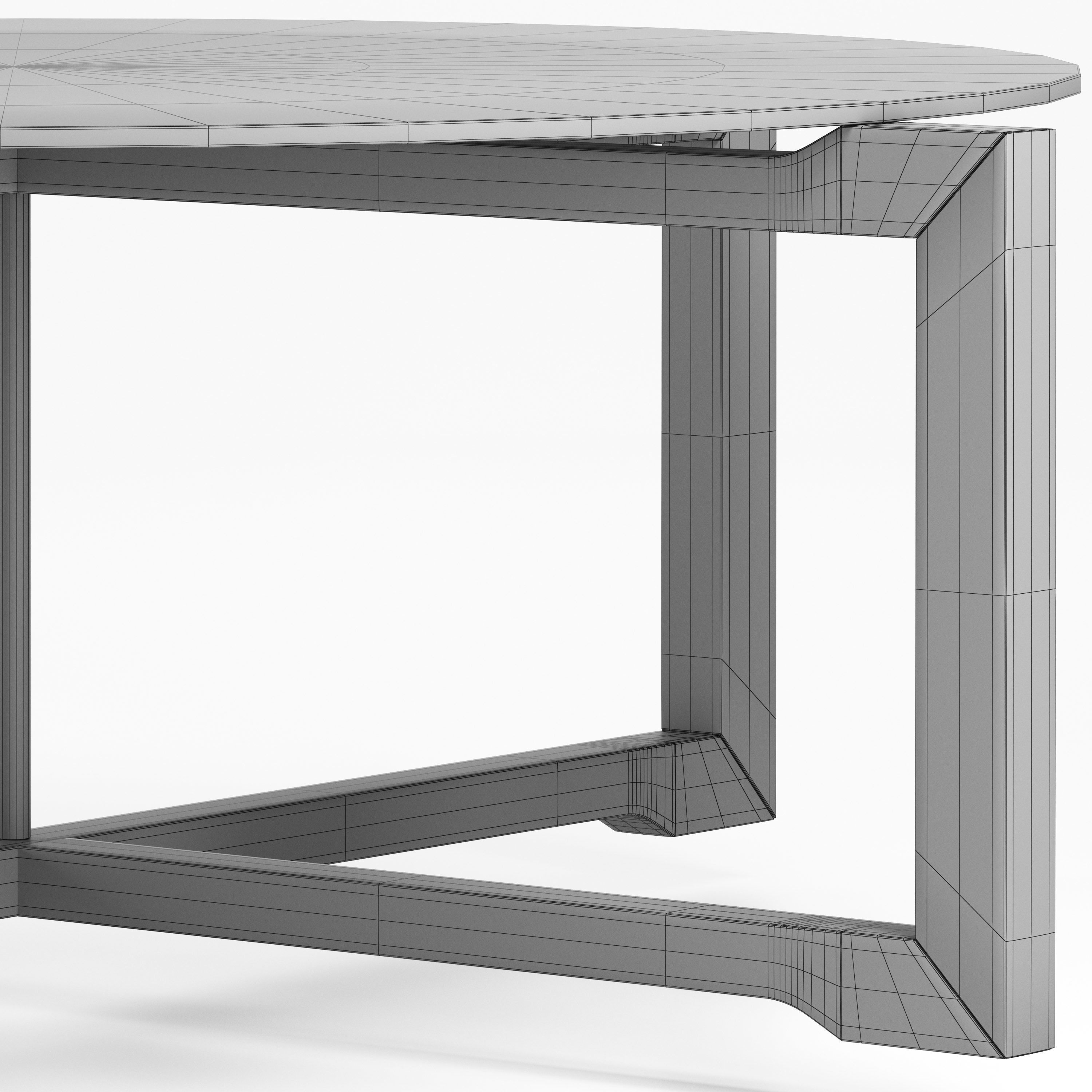 Manolo Coffee Table by black tie 3D model_7